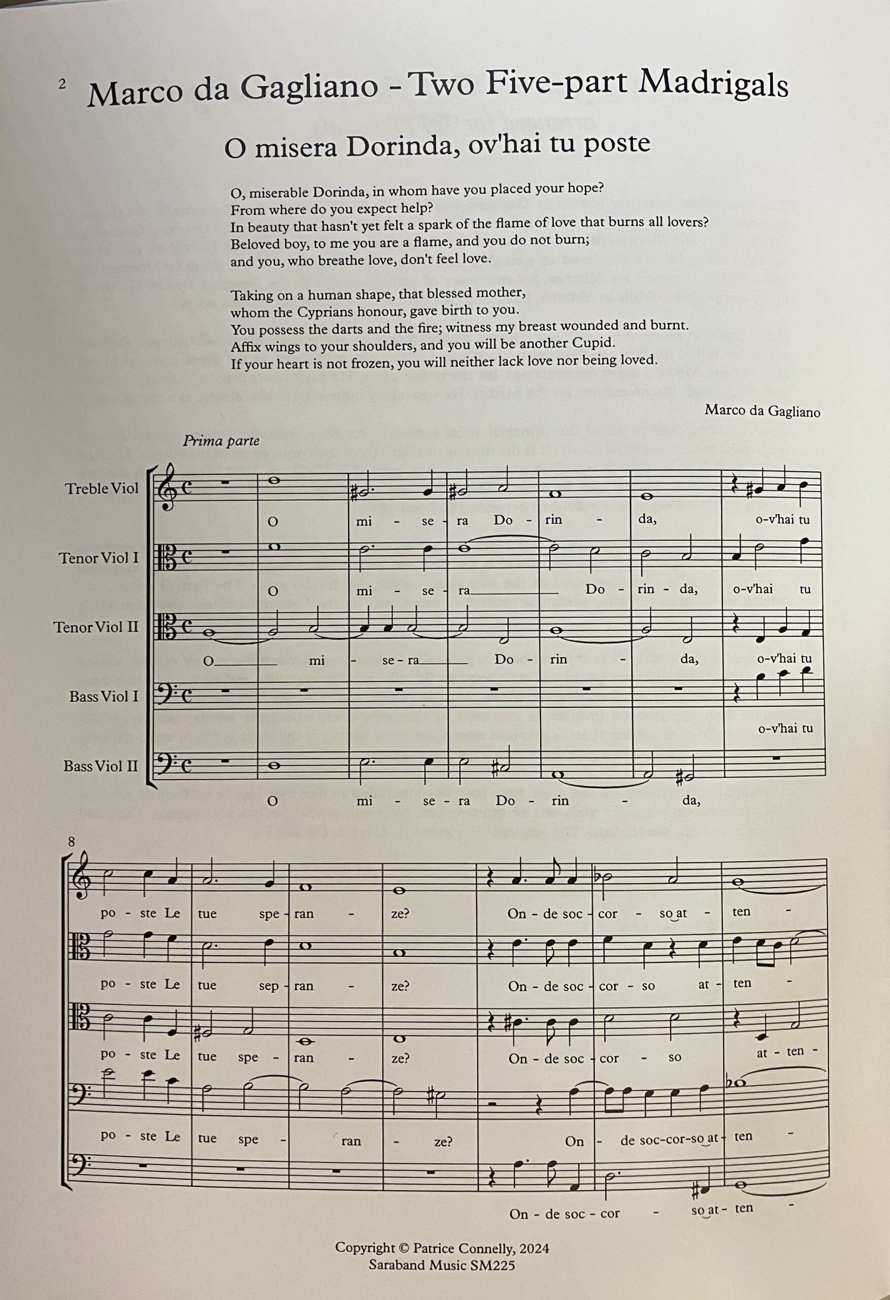 Two Five-Part Madrigals - Image 2