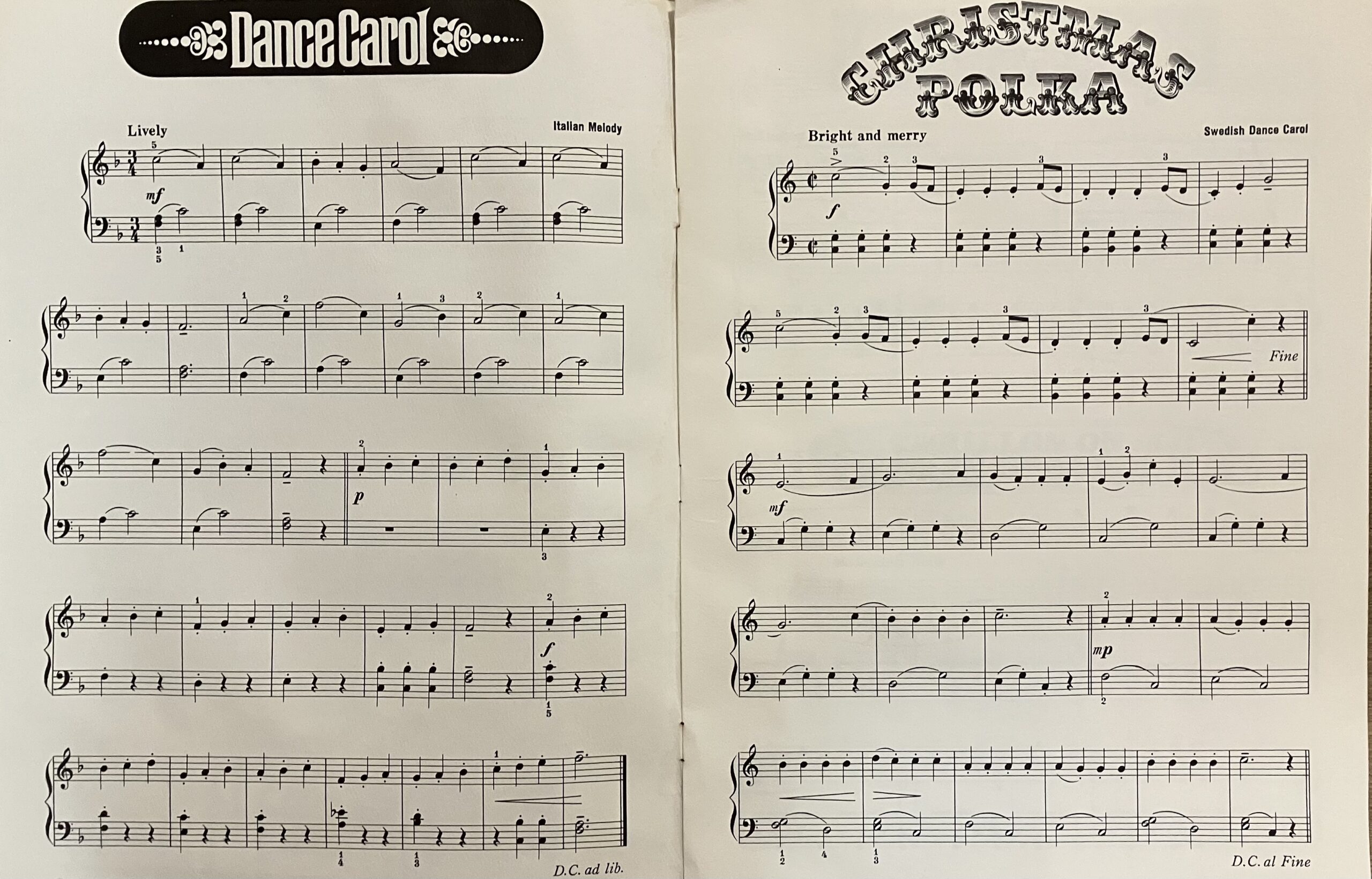 Christmas Recital: Piano Solos in the Early and Intermediate Grades (Shelf-worn) - Image 2