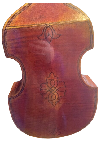 Treble Viola da gamba, Carved head model - Image 2