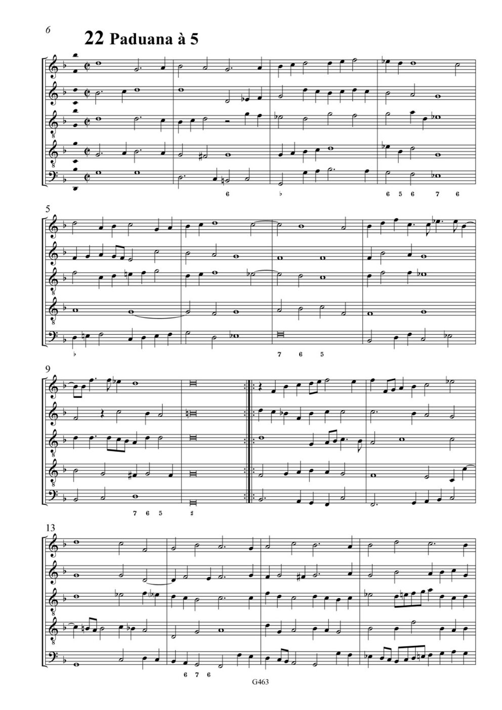 First part of new Pavans, Band 3 - Image 3