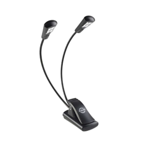 K&M Music stand light with dual head and 4 LED Flexlight